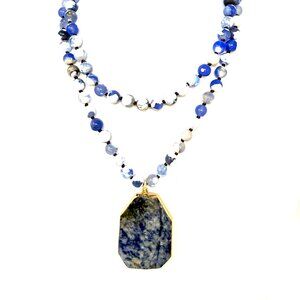 🆕😍Blue Lapuis Amulet